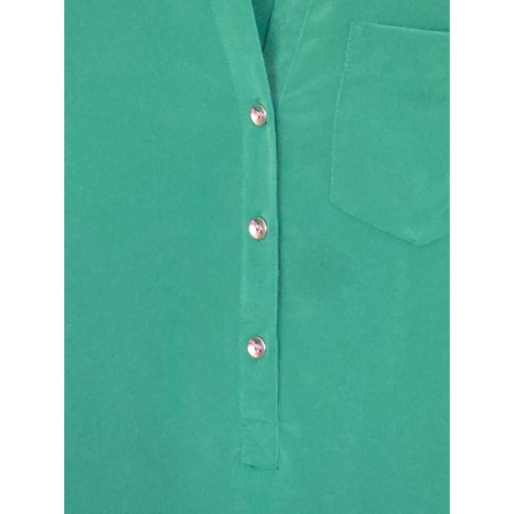 The Limited Green Shirt Dress Size M Button Front Long Sleeve‎ Tunic - Picture 10 of 10
